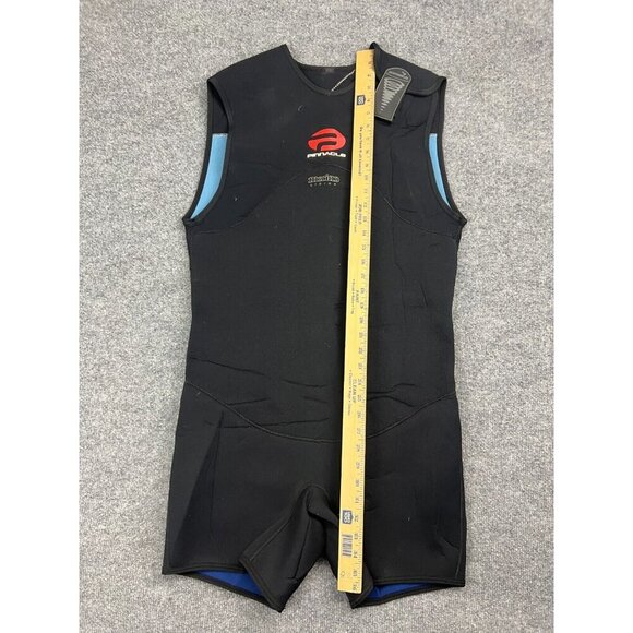 Pinnacle Wetsuit Men's XL Black Sleeveless Shorts Merino Lining Surf - Picture 5 of 7